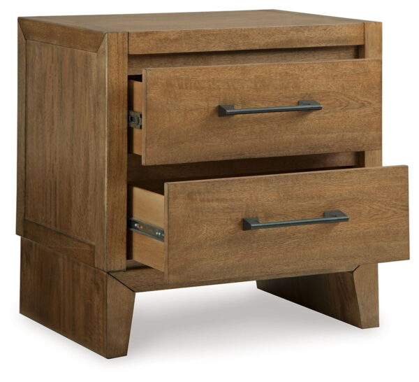 Sherbana - Light Brown - Two Drawer Night Stand - Image 4