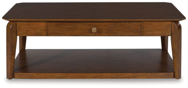 Trenmour - Medium Brown - Rectangular Cocktail Table - Image 4