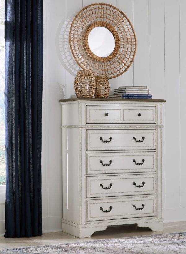Blendon - Two-tone - Five Drawer Chest - Image 4