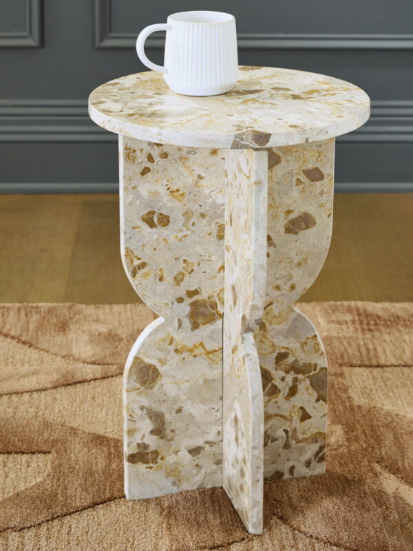 Treygan - Beige - Accent Table - Image 2
