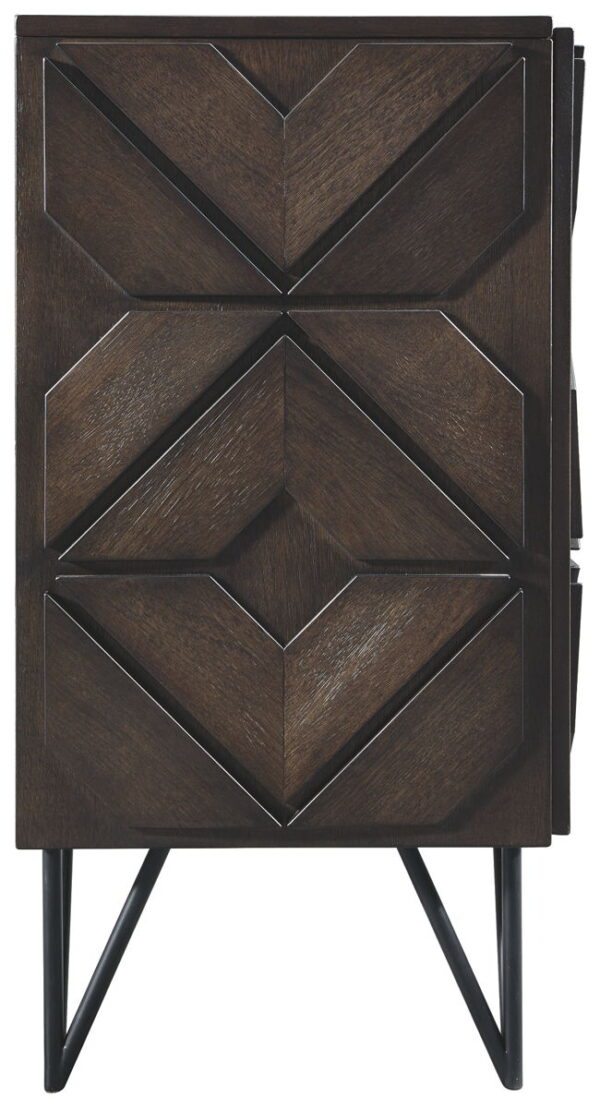 Chasinfield - Dark Brown - Extra Large TV Stand - Image 4