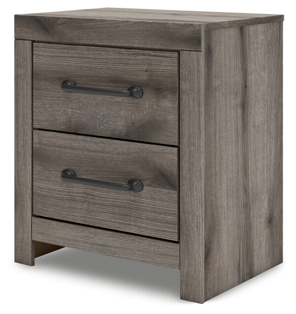 Graystorm - Brown Gray - Two Drawer Night Stand - Image 4