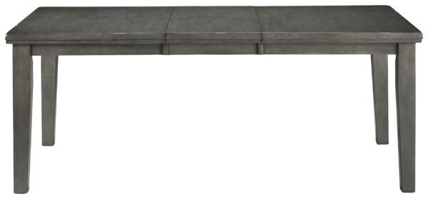 Hallanden - Gray - Rectangular Dining Room Butterfly Extension Table - Image 3