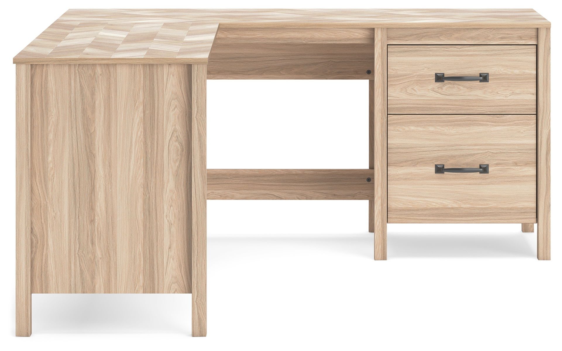 Battelle - Tan - 60" Home Office Desk With Return - Image 4