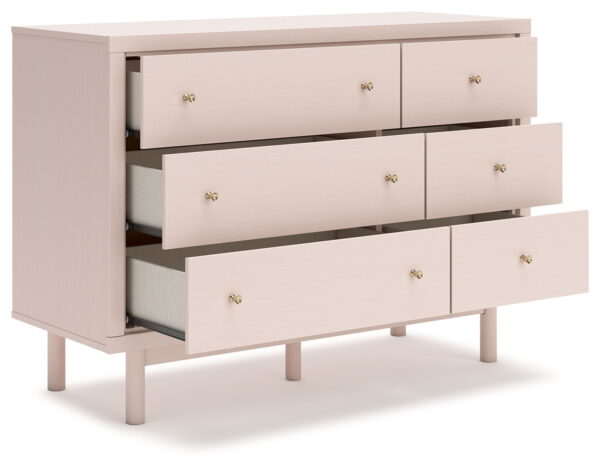 Wistenpine - Blush - Six Drawer Dresser - Image 4