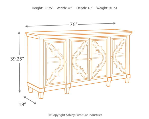 Fossil Ridge - Gray - Accent Cabinet - Image 4