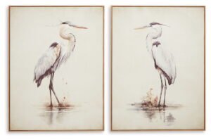 Aubinell - Beige - Wall Art Set (Set of 2)