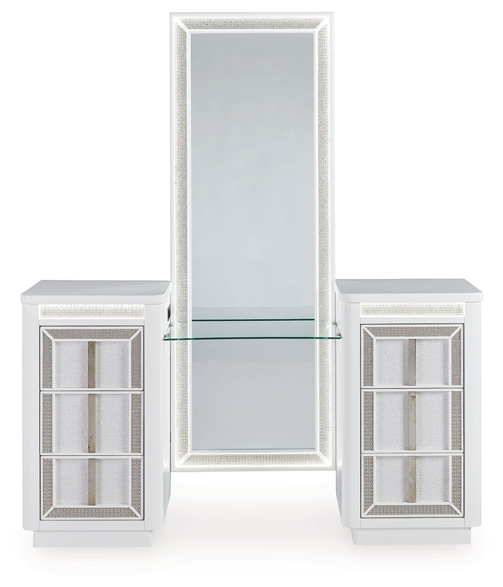 Chalanna - White - Vanity With Mirror - Image 2