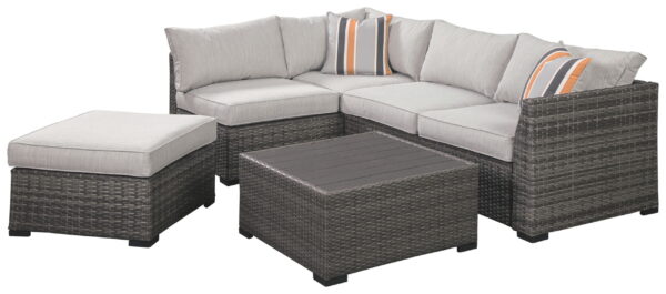 Cherry Point - Gray - 4 Pc. - Lounge Set - Image 2