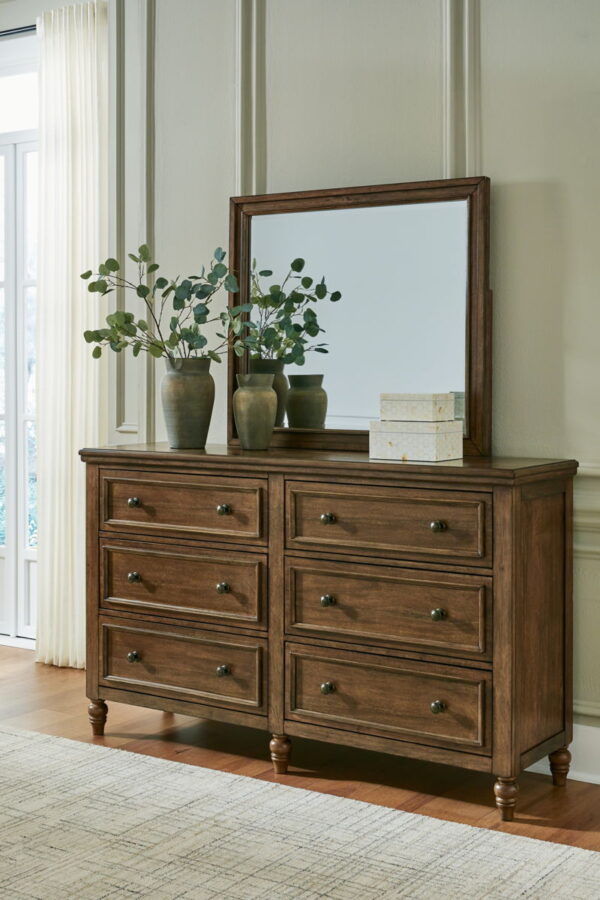 Sturlayne - Brown - Dresser And Mirror - Image 3