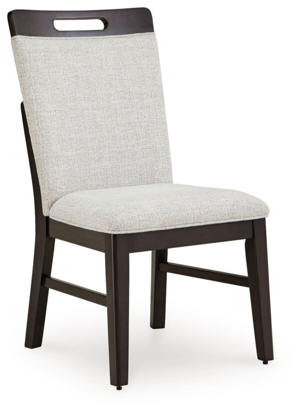 Neymorton - Light Gray / Brown - Dining Upholstered Side Chair (Set of 2) - Image 2