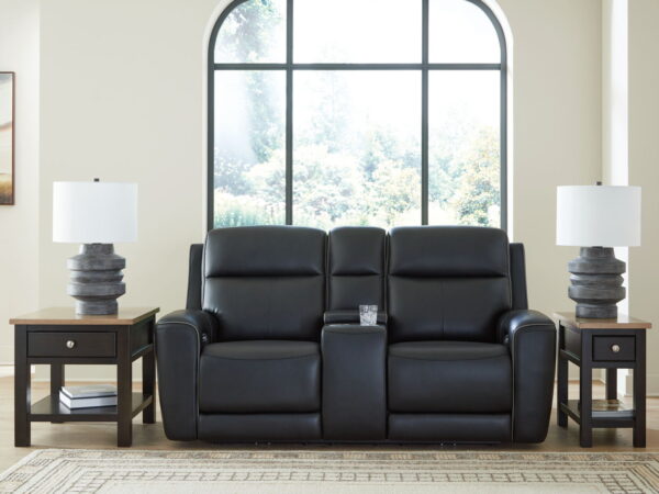 5Z-Comfort - Relaxation - Power Reclining Loveseat with Console / Adj Headrest - Image 7