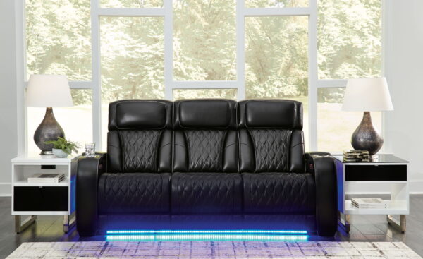 Boyington - Black - 2 Pc. - Power Reclining Sofa And Loveseat - Image 4
