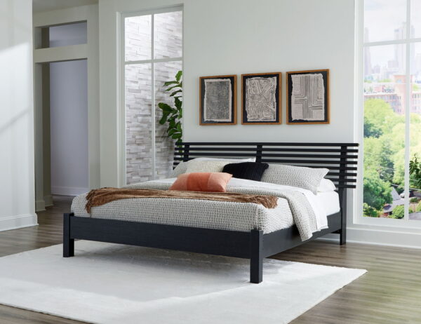 Danziar - Slat Panel Bed With Low Footboard - Image 3
