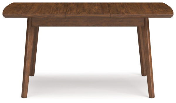 Lyncott - Brown - Rectangular Dining Room Butterfly Extension Table - Image 4