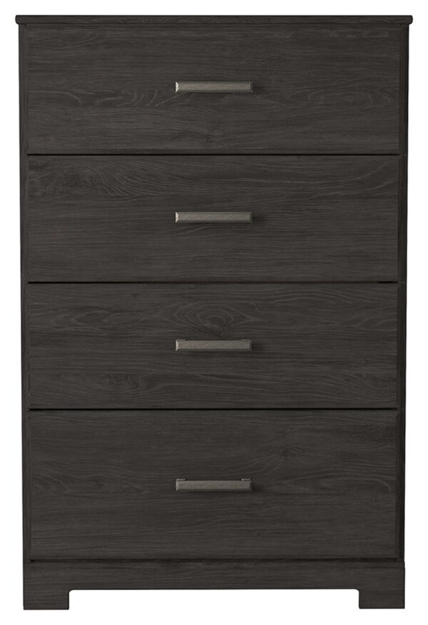Belachime - Charcoal - Four Drawer Chest - Image 2