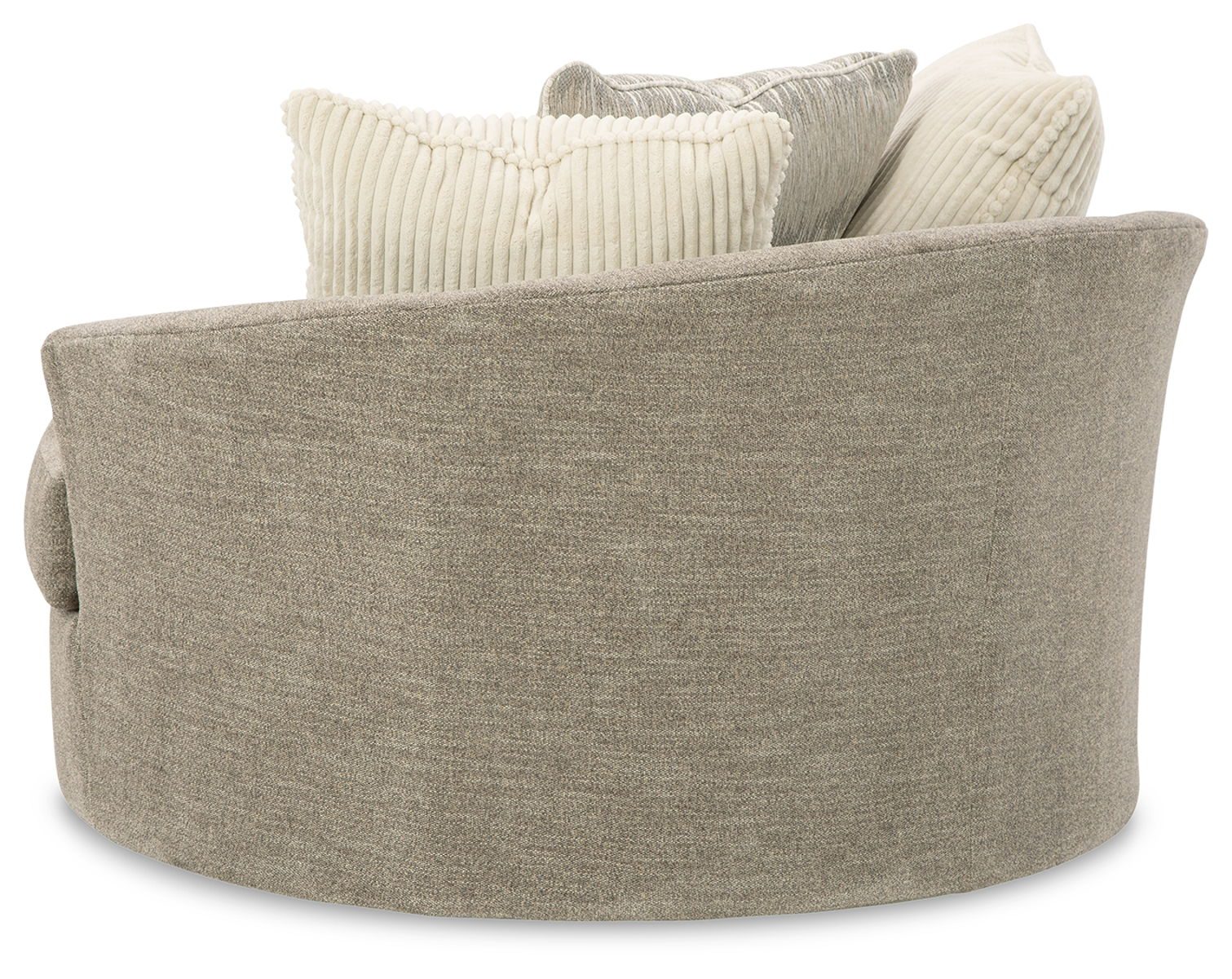 Creswell - Stone - Oversized Swivel Accent Chair - Image 2