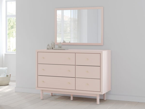 Wistenpine - Blush - Dresser And Mirror - Image 2