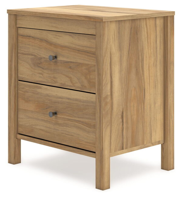 Bermacy - Light Brown - Two Drawer Night Stand - Image 4