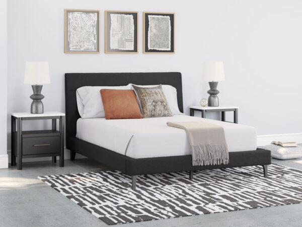 Cadmori - Upholstered Bed With Roll Slats - Image 3