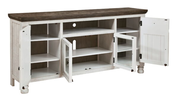 Havalance - Brown / Beige - Extra Large TV Stand - 4 Doors - Image 3