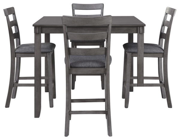 Bridson - Gray - Square Counter TBL Set (Set of 5) - Image 2