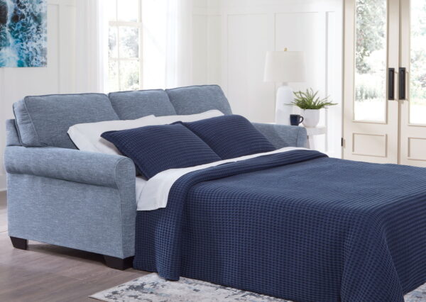 Carissa Manor - Denim - Queen Sofa Sleeper - Image 4