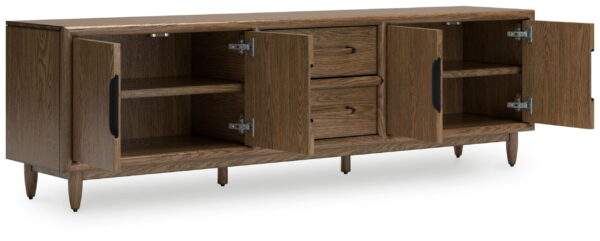 Roanhowe - Brown - Extra Large TV Stand - Image 3