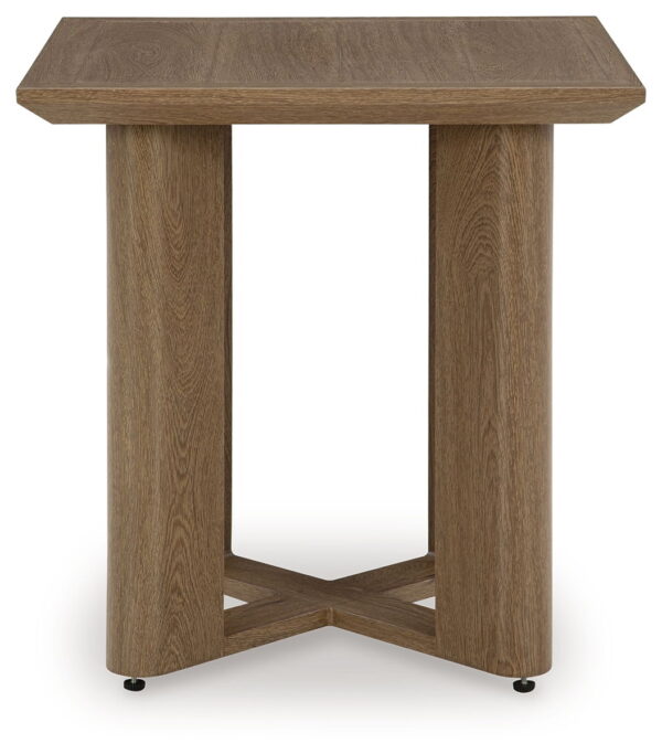 Serene Bay - Dark Brown - Square End Table - Image 4