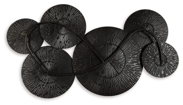 Rhetlen - Black / Gold Finish - Wall Decor - Image 2