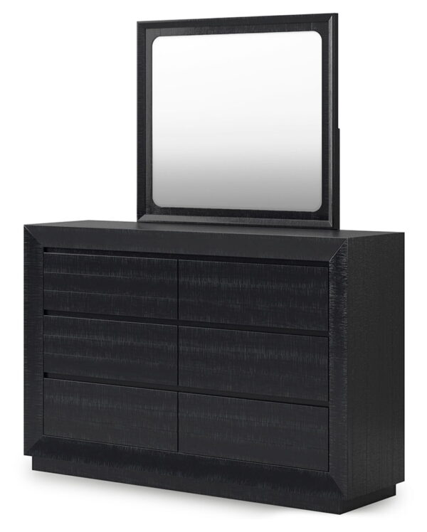 Londer - Black - Dresser And Mirror - Image 2