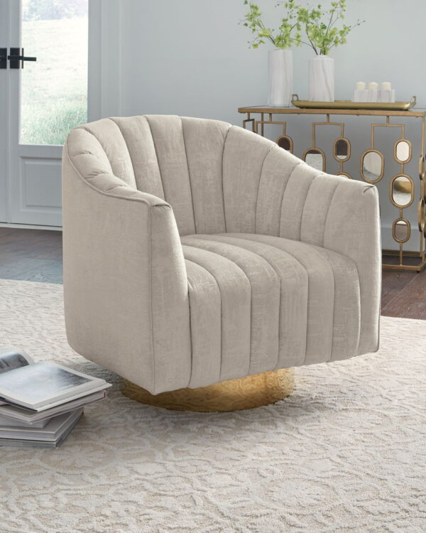 Penzlin - Pearl - Swivel Accent Chair - Image 4