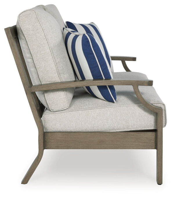 Rainier Ranch - Brown / Beige - Loveseat With Cushion - Image 3