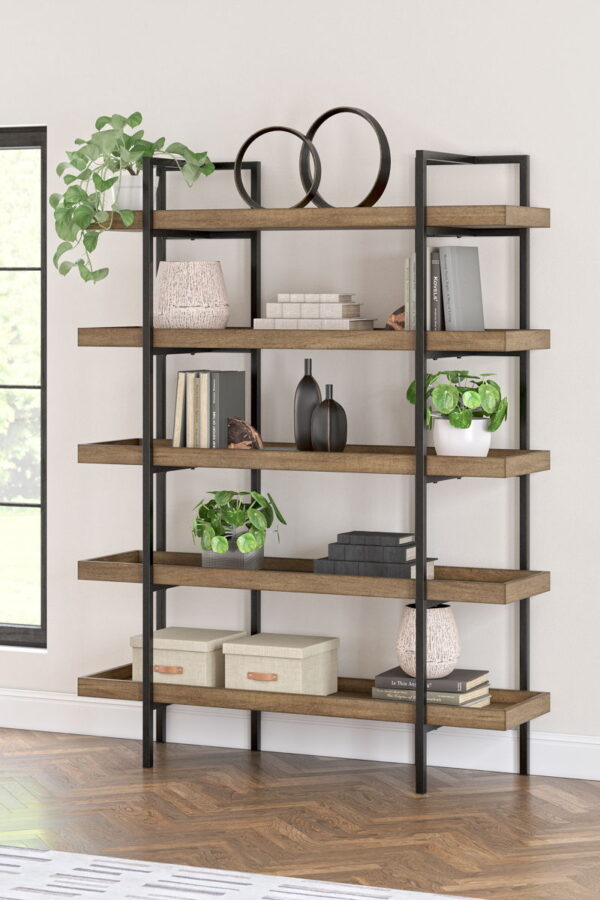 Montia - Light Brown - Bookcase - Image 3