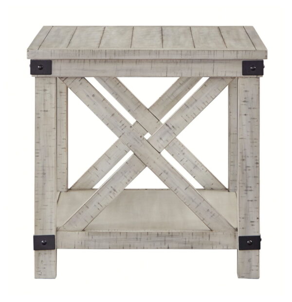 Carynhurst - Whitewash - Rectangular End Table - Image 4