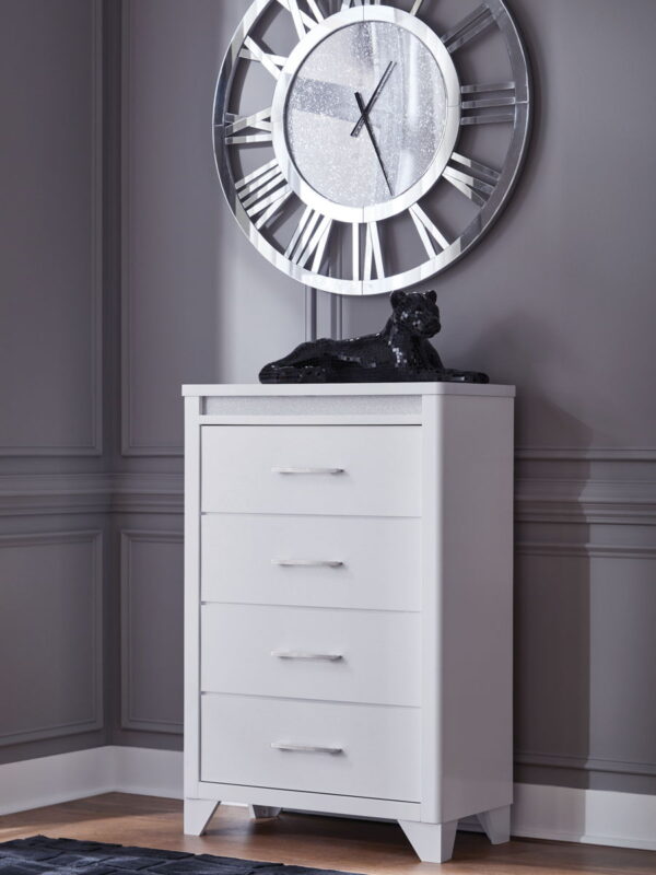 Jarlee - White - Four Drawer Chest - Image 3