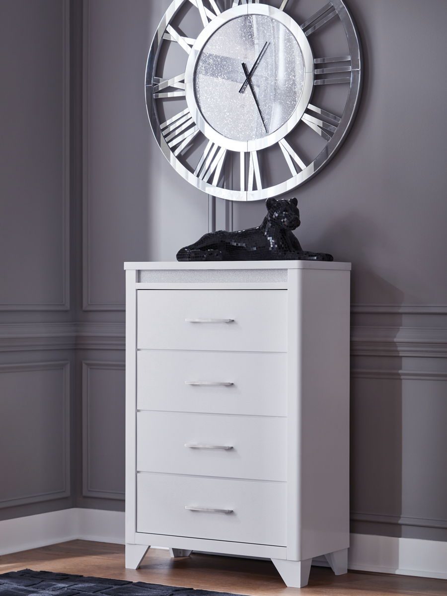 Jarlee - White - Four Drawer Chest - Image 3