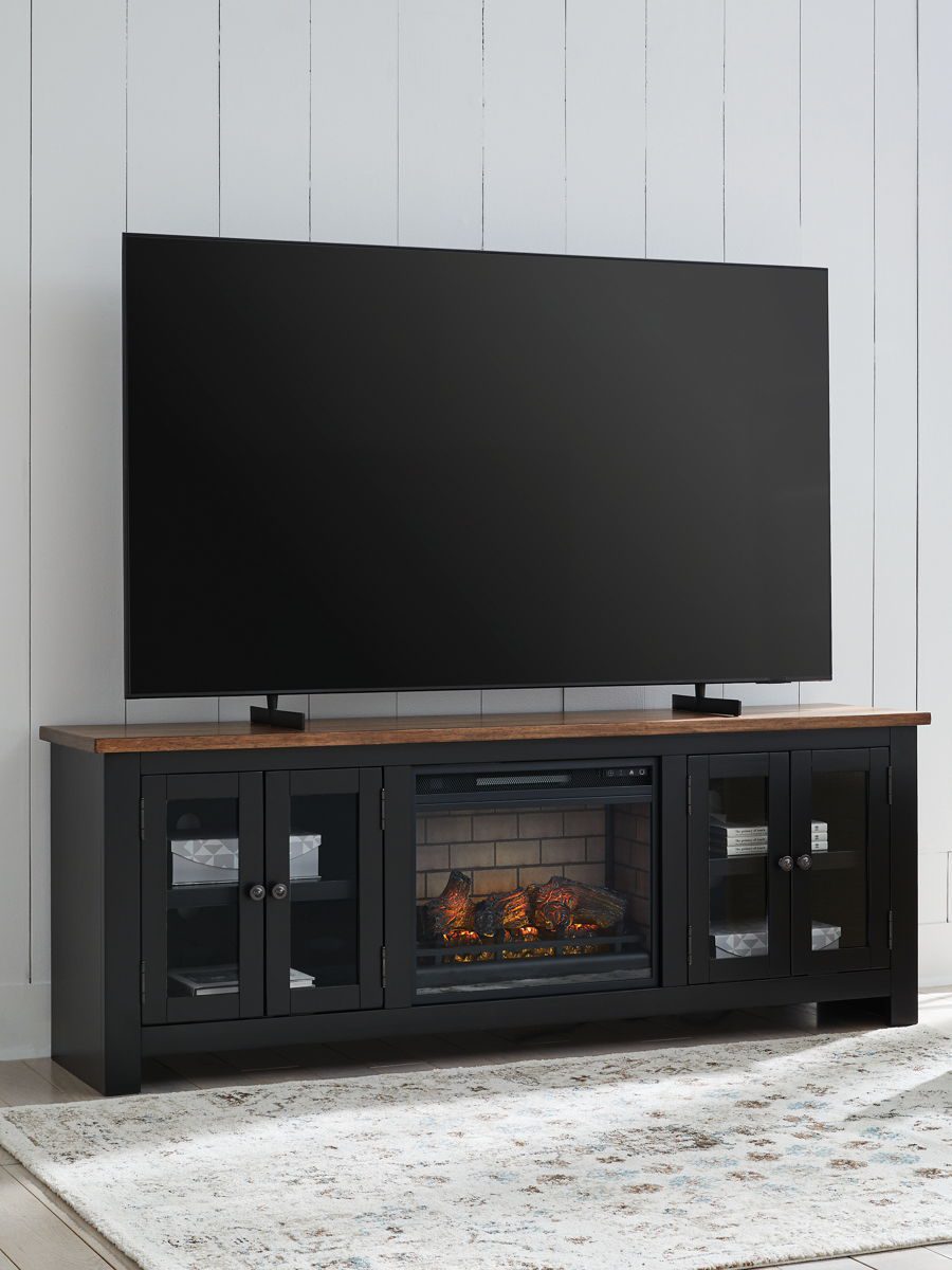 Wildenauer - 76" TV Stand With Electric Fireplace - Image 5