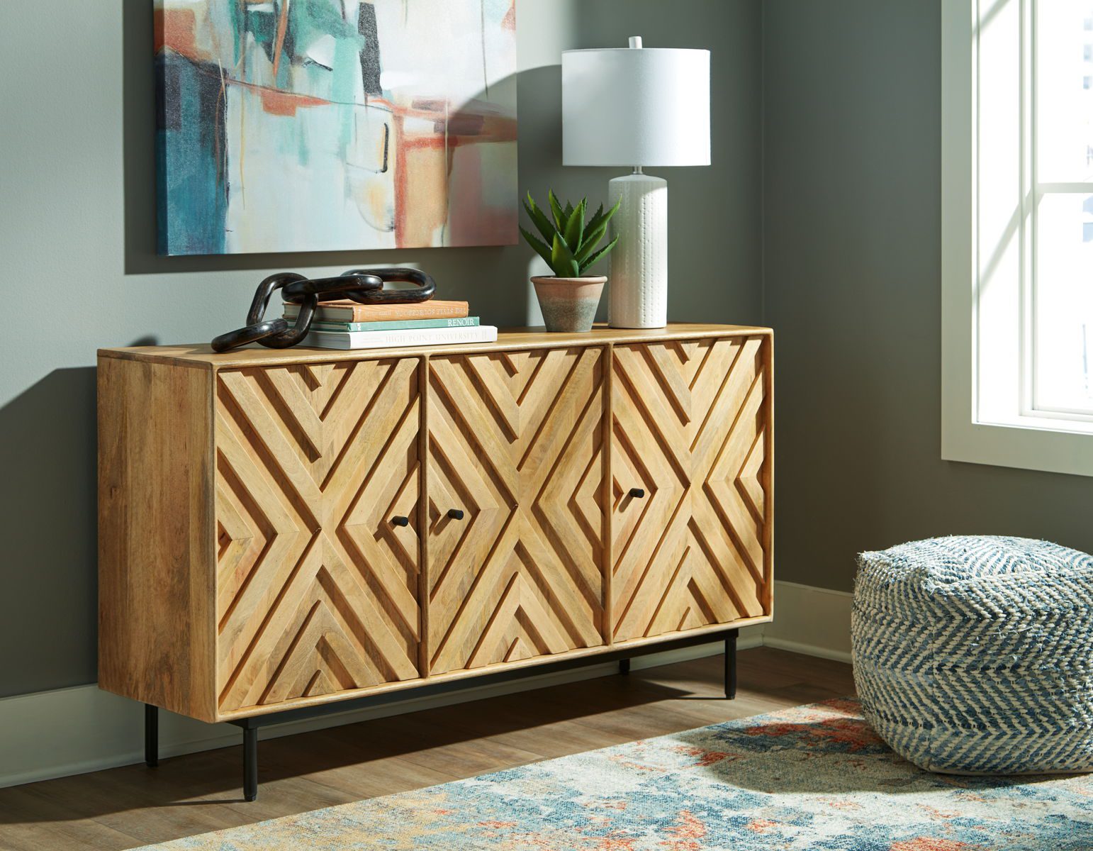 Cadewick - Natural - Accent Cabinet - Image 4