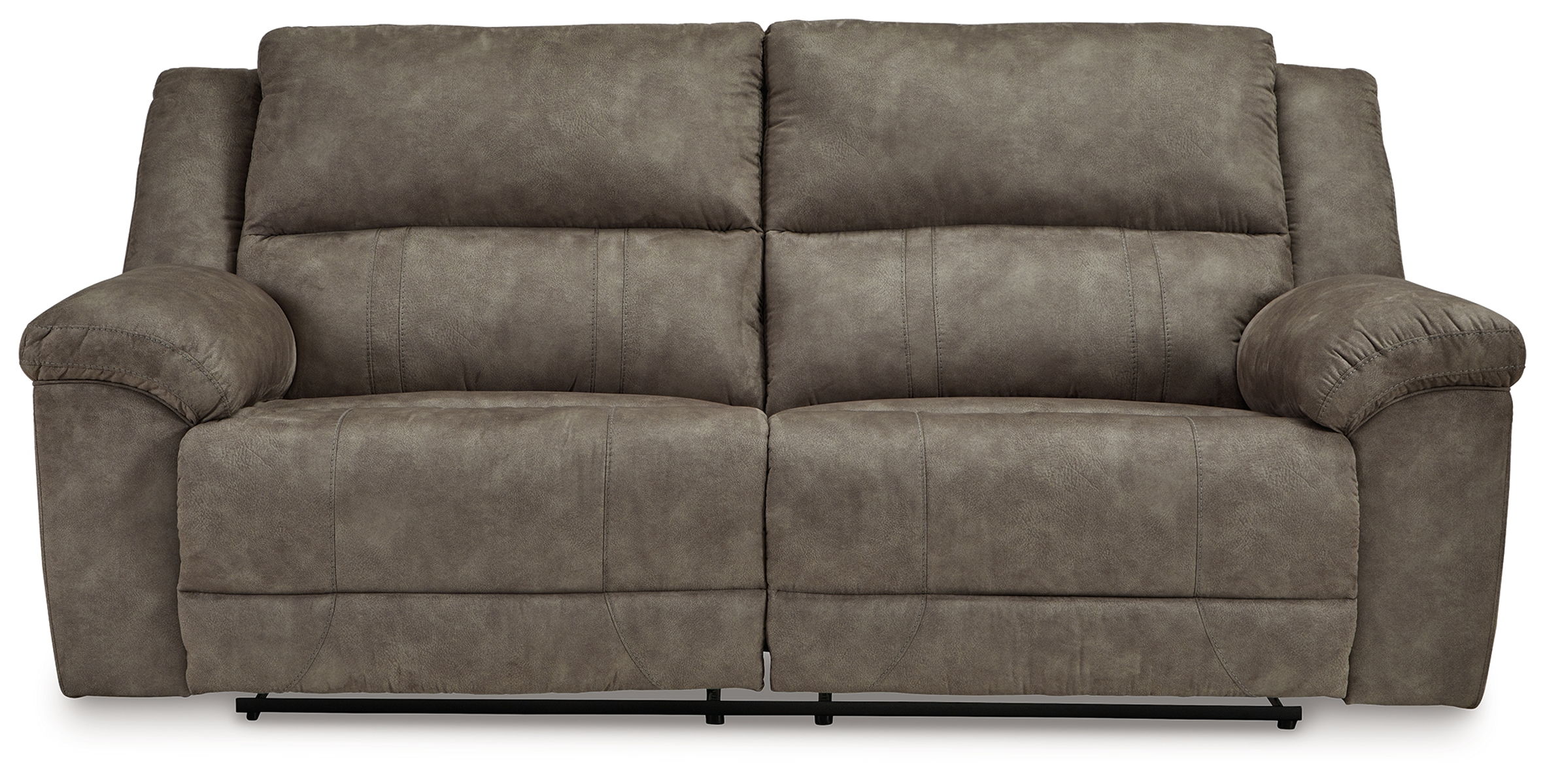 Laresview - Fossil - 2 Seat Reclining Sofa - Image 3