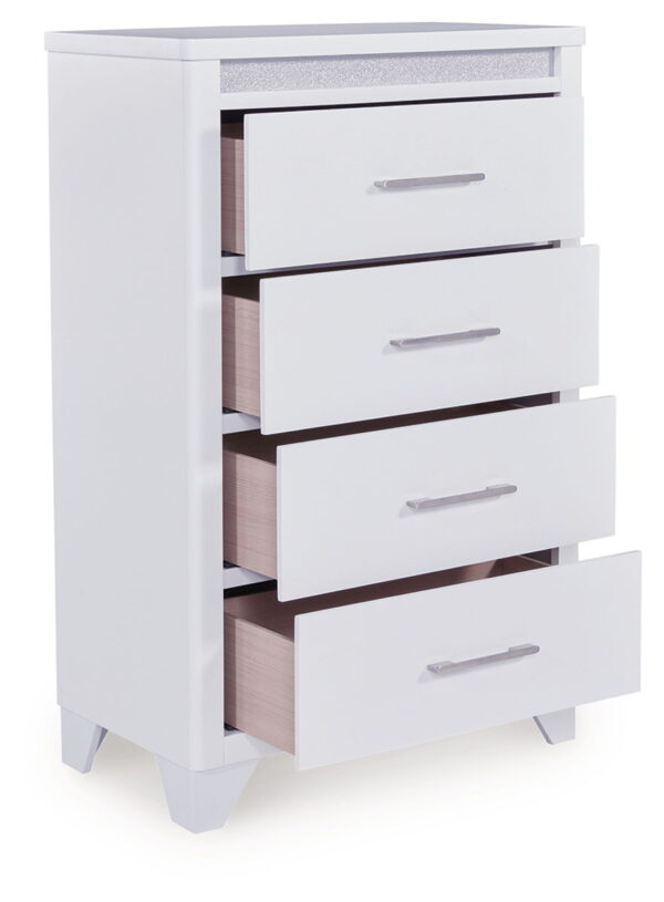 Jarlee - White - Four Drawer Chest - Image 4