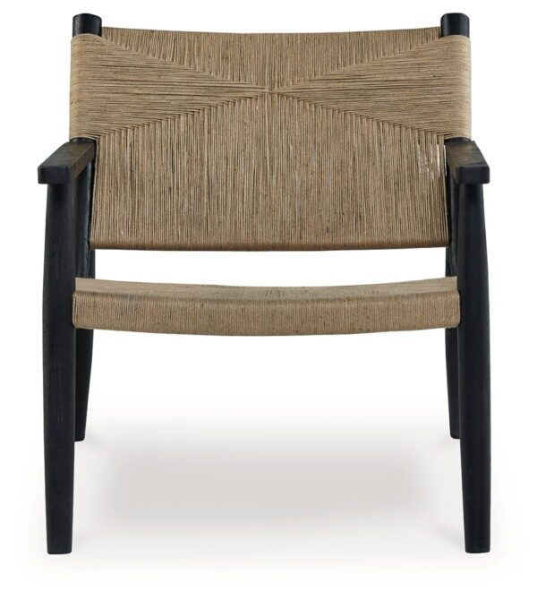 Halfmore - Black / Natural - Accent Chair - Image 2