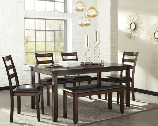 Coviar - Brown - Dining Room Table Set (Set of 6) - Image 3