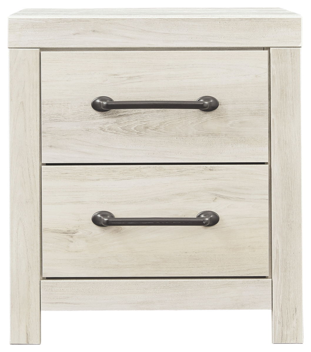 Cambeck - Whitewash - Two Drawer Night Stand - Image 3