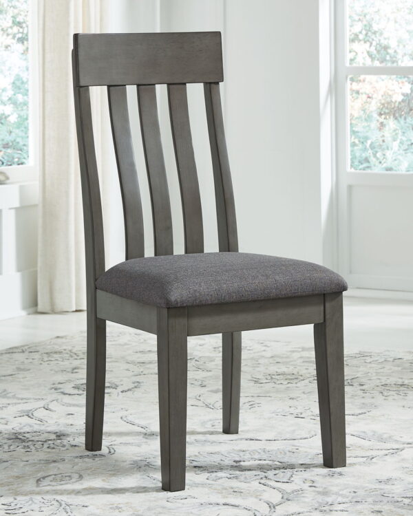 Hallanden - Black / Gray - Dining UPH Side Chair (Set of 2) - Image 4