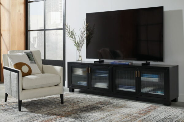 Winbardi - Black - Extra Large TV Stand - Image 3