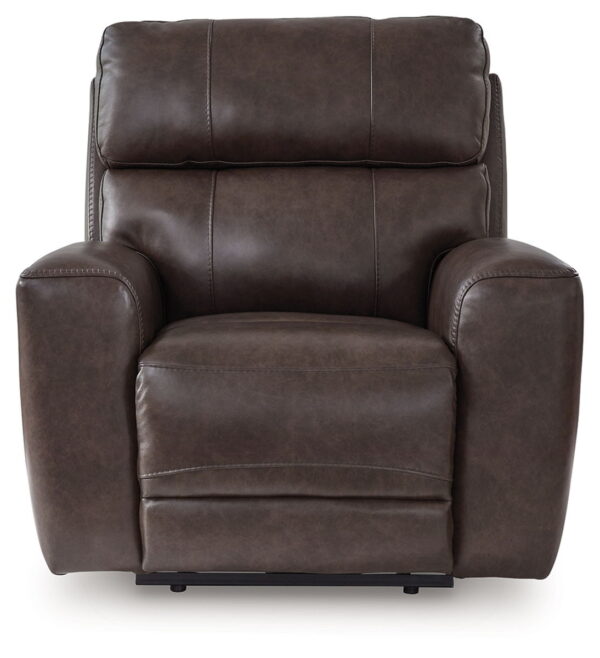 Crossplex - Smoke - Power Recliner / Adjustable Headrest - Image 3