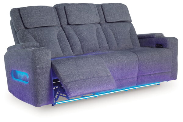 Studio Cave - Steel - Power Reclining Sofa - Image 2