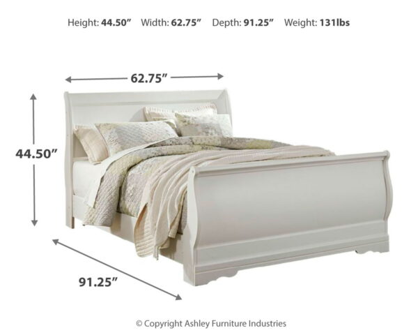 Anarasia - Sleigh Bed - Image 5