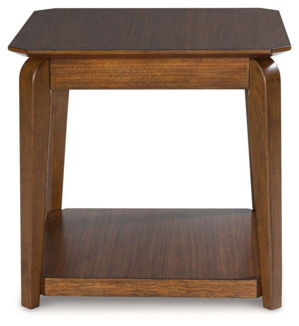 Trenmour - Medium Brown - Square End Table - Image 3